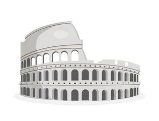 Colosseum Rome Italy famous landmark	

