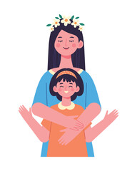 mother and daughter, mothers day