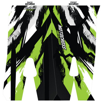 Print-ready sublimation motocross pants design