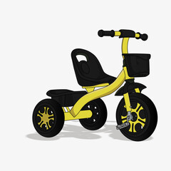 Kids tricycle Vectors And Illustrations