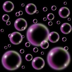bubble background purple color