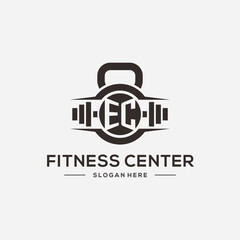 Initial EC fitness logo design inspiration