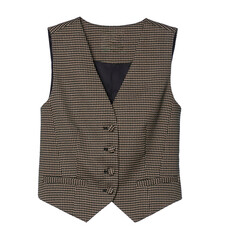 Vest suit shirt is fashion old money style isolated on transparent background