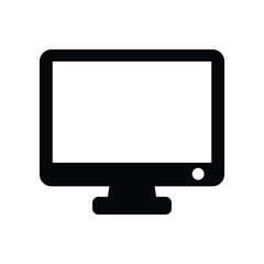 Computer monitor vector icon