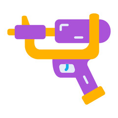 Water Gun Flat Icon