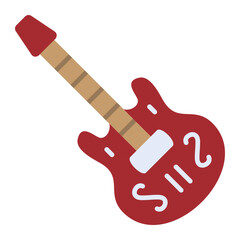 Guitar Flat Icon