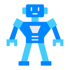 Robot Flat Icon