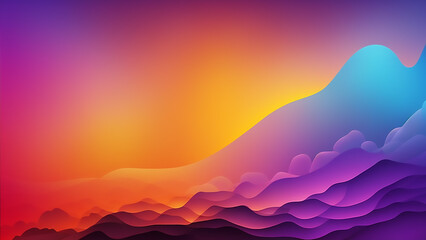 Fototapeta na wymiar Abstract background gradient colorful (ai generated)