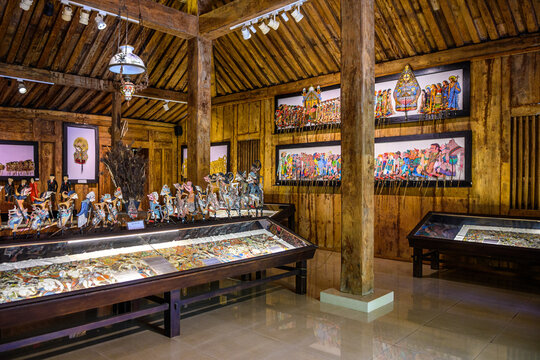 ubud, indonesia. 12th march, 2023: puppets and mask at House of Mask and Puppets museum in bali