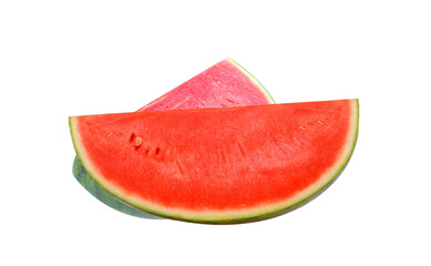 red watermelon slides isolated on transparent png