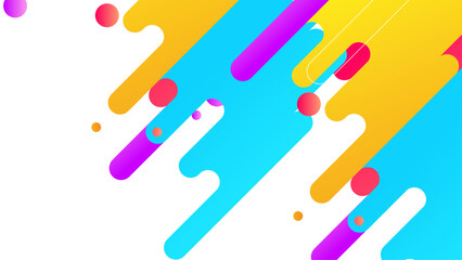 Fluid colorful abstract background