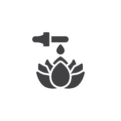 Aroma Essential oil vector icon