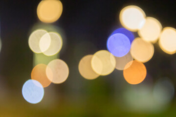 Obraz premium Beautiful bokeh Lights blurred background.