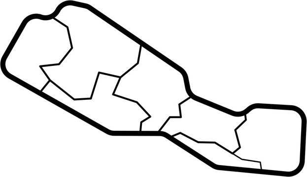 black and white race track outline clip art preview