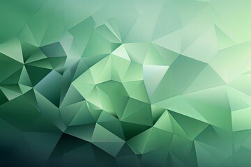 Obraz premium Abstract Triangle Geometrical Light Green Background, Vector Illustration. Polygonal design.