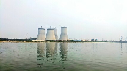 Under construction nuclear power plant