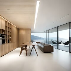 Render 3D Interior modern house