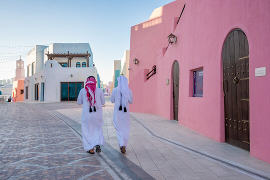 Doha, Qatar - April 04, 203: Old Doha port redevelopment into Mina district Box Park Doha Qatar