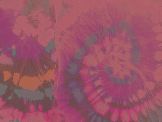 Dirty Background. Colourful Dye Fabric. Tye Dye