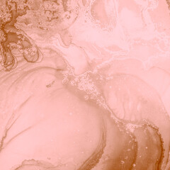 Fototapeta premium Alcohol Inks. Ink Oil Paper. Pale Color Liquid.
