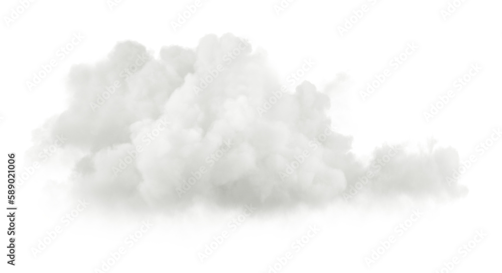 Poster smooth fluffy cloud explode shapes cut out backgrounds 3d rendering png