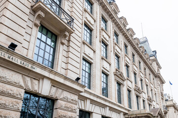 People and traffic in Piccadilly Circus in London. A famous public space in London's West End,it was built in 1819.