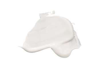 Abstract white cream palette isolated element