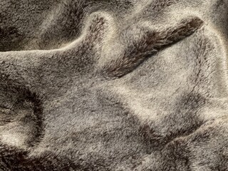 Soft fur brown gray background texture 