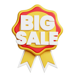 Big Sale 3D Icon