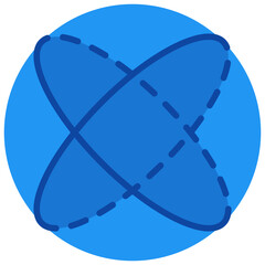 sphere flat icon