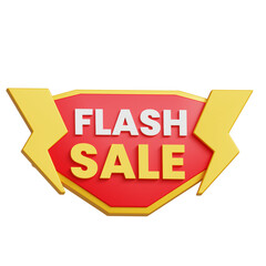 Flash Sale 3D Icon