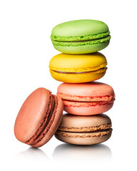 積み上げたマカロン