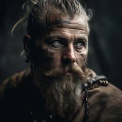 Medieval Viking warrior 