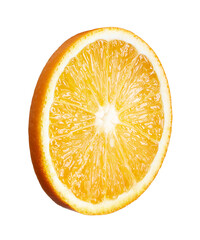 Slice of orange fruit