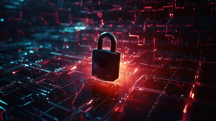 Cyber security and data protection, security system and stealing data on internet technology networking. Security and protect business transaction from online digital cyber attack Abstract, background