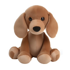 Dachshund Dog Plush Toy: Adorable Close-up Cuddles. Generative AI