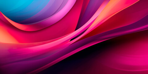 abstract background with a gradient color scheme and flowing shapes Generative AI