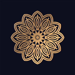 Creative luxury arabesque mandala design background