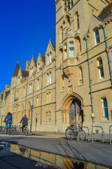 UK, Oxford, 23.03.2023: Balliol College one of Oxford’s oldest colleges; the oldest academic institution in the English-speaking world still on its original site, located on the Broad Str in Oxford. 