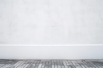 white wall created with Generative AI technology