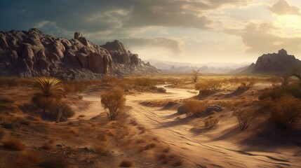 Obraz premium Beautiful Desert Landscape