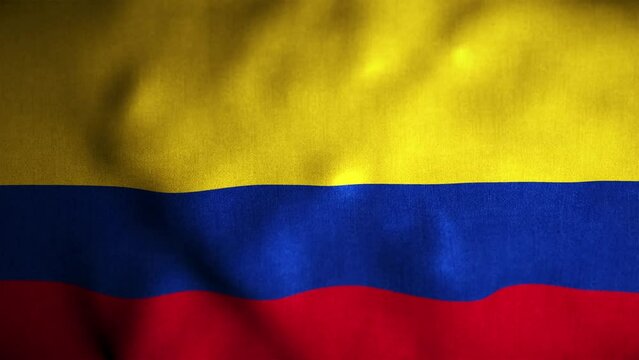 Colombia Looped Flag