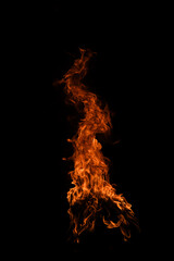 Blaze fire flame texture for banner background.