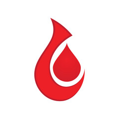Obraz premium Blood illustration logo