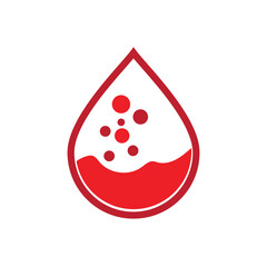 Blood illustration logo