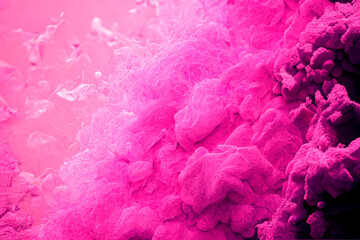 Generative AI illustration abstract background of colorful pink smoke with soft uneven texture