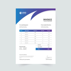 Business Invoice Layout