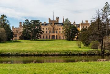 Obraz premium Lednice castle in Czech republic