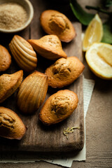 madeleines gâteau moelleux fait maison aux citron