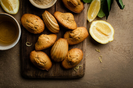 madeleines g&acirc;teau moelleux fait maison aux citron